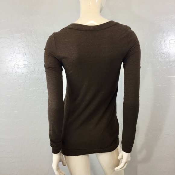 BDG Women's Brown Button Down Cardgian - Picture 5 of 8